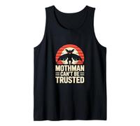 Mothman Cant Be Trusted Cryptid Horror Halloween Tank Top