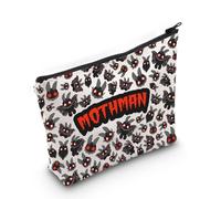 Mothman Cryptid Cosmetic Bag Cryptozoology Gift Cryptid Creature Gift Mythical Mothman Monster Makeup Bag Mothman Lover Gift