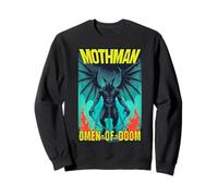 Mothman Cryptid Horror Cryptid Gothic Heavy-Metal Style Sweatshirt