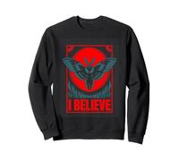 Mothman Cryptid I Believe Paranormal Alien Night Horror Sweatshirt