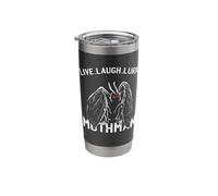Mothman Cryptid - Live, Laugh, Lurk | Occult Folklore Stainless Steel Insulated Tumbler
