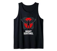 Mothman Cryptid Monster Night Sentinel Horror Tank Top