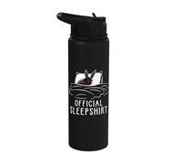 Mothman Cryptid Official Sleep Stainless Steel Insulated Water Bottle