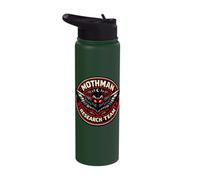 Mothman Cryptid Paranormal Monster Research Team Retro Vint Stainless Steel Insulated Water Bottle