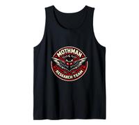 Mothman Cryptid Paranormal Monster Research Team Retro Vint Tank Top