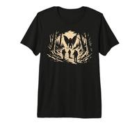 Mothman Forest Hiking Trails Cryptid Camping Horror Nature Premium T-Shirt