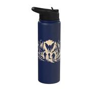 Mothman Forest Hiking Trails Cryptid Camping Horror Nature Stainless Steel Insulated Water Bottle