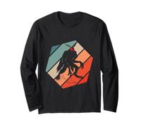 Mothman Hexa Retro Folklore Cryptid Monster Cryptozoology Long Sleeve T-Shirt
