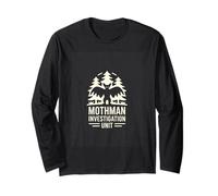 Mothman Investigation Unit Cryptid Hunter Squad Long Sleeve T-Shirt