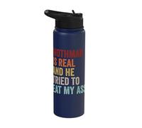 Mothman is Real and He Tried to Eat My Ass Cryptid Creature Stainless Steel Insulated Water Bottle