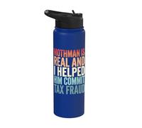Mothman is Real and I Helped Him Commit Tax Fraud Stainless Steel Insulated Water Bottle
