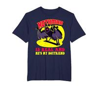 Mothman is Real & He's My Boyfriend Funny Cryptid Creatures T-Shirt, Men's Big and Tall, Navy Blue, 4X Tall