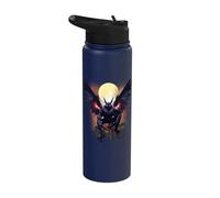 Mothman Monsters Folk Creatures Local Cryptid Stainless Steel Insulated Water Bottle