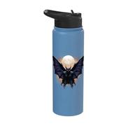 Mothman Monsters Folk Creatures Mythical Cryptid Stainless Steel Insulated Water Bottle