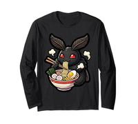 Mothman Ramen Japan Cryptozoology Folklore Cryptid Mothman Long Sleeve T-Shirt