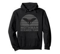Mothman Research Team Cryptid Folklore Moth Man Vintage Pullover Hoodie