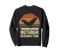 Mothman Research Team Cryptid Folklore Moth Man Vintage Sweatshirt