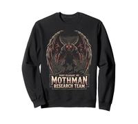 Mothman Research Team Cryptid Folklore Moth Man Vintage Sweatshirt