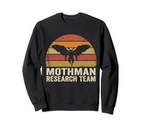 Mothman Research Team Cryptid Folklore Moth Man Vintage Sweatshirt