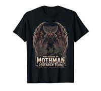 Mothman Research Team Cryptid Folklore Moth Man Vintage T-Shirt