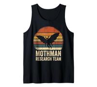 Mothman Research Team Cryptid Folklore Moth Man Vintage Tank Top