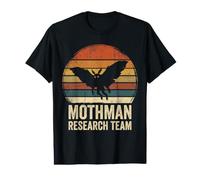 Mothman Research Team Cryptid Folklore Moth Man Vintage Value Graphic T-Shirt