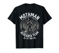 Mothman Research Team Cryptid Folklore Moth Man Vintage Value Graphic T-Shirt