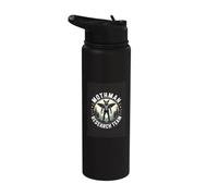 Mothman Research Team Cryptid Paranormal Stainless Steel Insulated Water Bottle