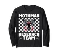 Mothman Research Team Cryptozoology Cryptid Girl Mom Long Sleeve T-Shirt