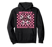 Mothman Research Team Cryptozoology Cryptid Girl Mom Pullover Hoodie