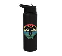 Mothman Retro Cryptid Urban Legend Stainless Steel Insulated Water Bottle