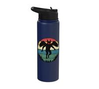 Mothman Retro Cryptid Urban Legend Stainless Steel Insulated Water Bottle