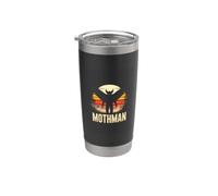 Mothman Retro Sunset Cryptid Night Horror Stainless Steel Insulated Tumbler