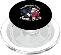 Mothman Santa Claus Kissing Sci-fi Monster Mythical Creature PopSockets PopGrip for MagSafe