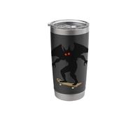 Mothman Skateboarding 1966 Cryptid Stainless Steel Insulated Tumbler