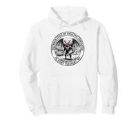 Mothman Stole My Catalytic Converter Funny Cryptid Pullover Hoodie