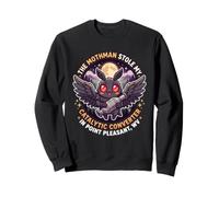 Mothman Stole My Catalytic Converter Funny Cryptid Sweatshirt