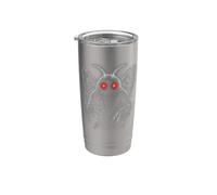 Mothman Urban Legend Folklore Lore Halloween Alt Goth Art Stainless Steel Insulated Tumbler