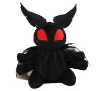Mothmans Plush, 9.84 Inch Red Eye Moth Plush, Soft Funny Creepy Stuffed Animals, Ugly Dolls for Kids Halloween Birthday Party Favors Gifts.