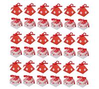 MOTHNUR 1 Set Christmas Boxes Durable Present Storage Box for Candy Treats Festive Santa Christmas Tree Design for Holiday Celebrations