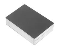 MOTHNUR 100pcs Aluminum Business Card Blanks Engraving Cards for DIY Nameplates Labels Lightweight Metal Material for Custom