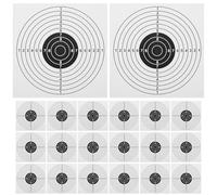 MOTHNUR 100pcs Archery Target Sheets White Paper Targets Lightweight Foldable for Shooting Practice Tools for Accurate Training and Skill Improvement