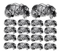 MOTHNUR 100pcs Black Hair Nets for Women Bun High Elasticity Invisible Fine Mesh Hairnet Breathable Nylon Mesh for Ballet Hair Bun Covers Sleeping Food Service Reusable Hairnets