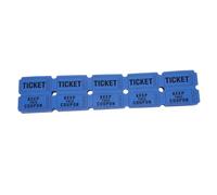 MOTHNUR 100pcs Blue Raffle Tickets for Party Events with Design for Drawings School and Church Raffles Carnival and Bingo Games Ample Quantity Scale Celebrations