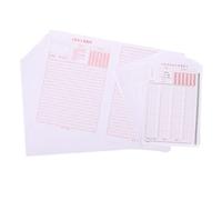 MOTHNUR 100pcs Civil Service Exam Answer Sheets Official Simulation Test Form for Administrative Practice Standardized Government Test Answer Cards for Schools and Public Service