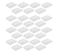 MOTHNUR 100Pcs Disposable Histology Plastic Embedding Cassette Mold Base 7X7X5Mm Pathology Tissue Sample Processing with Lab Sealing Film for Medical Laboratory Use