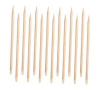 MOTHNUR 100pcs Double-ended Wood Nail Cuticle Pushers Manicure Tools Nail Polish Stick for Professional Art and Pedicure Care