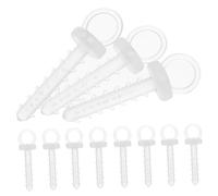 MOTHNUR 100pcs Foam Ball Cap Balls Caps Ornaments for Christmas Trees Christmas Baubles Hangers Decorative Tree Pendants Huge Soft Plastic Transparent