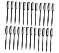 MOTHNUR 100pcs Mini Eyelash Separator Comb and Eyebrow Brush Toothed Lash and Brow Grooming Tool for Sensitive Skin Professional Salon Use Sleek Black Cosmetic Accessory for