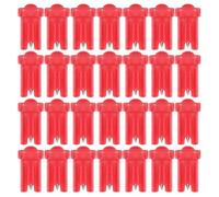 MOTHNUR 100Pcs Red Eyelash Glue Bottle Needles Anti-Blocking Lash Extension Supplies Compatible with Universal Eyelash Glue for Professional Lash Application